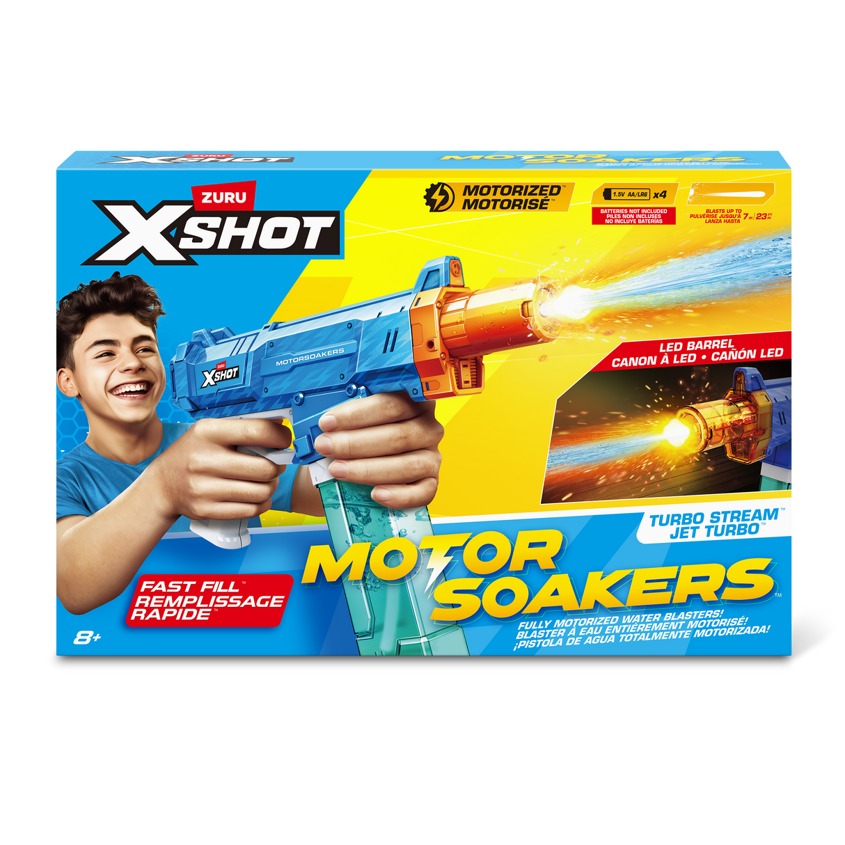 Zuru X SHOT Fast Fill Motor Soakers Turbo Stream