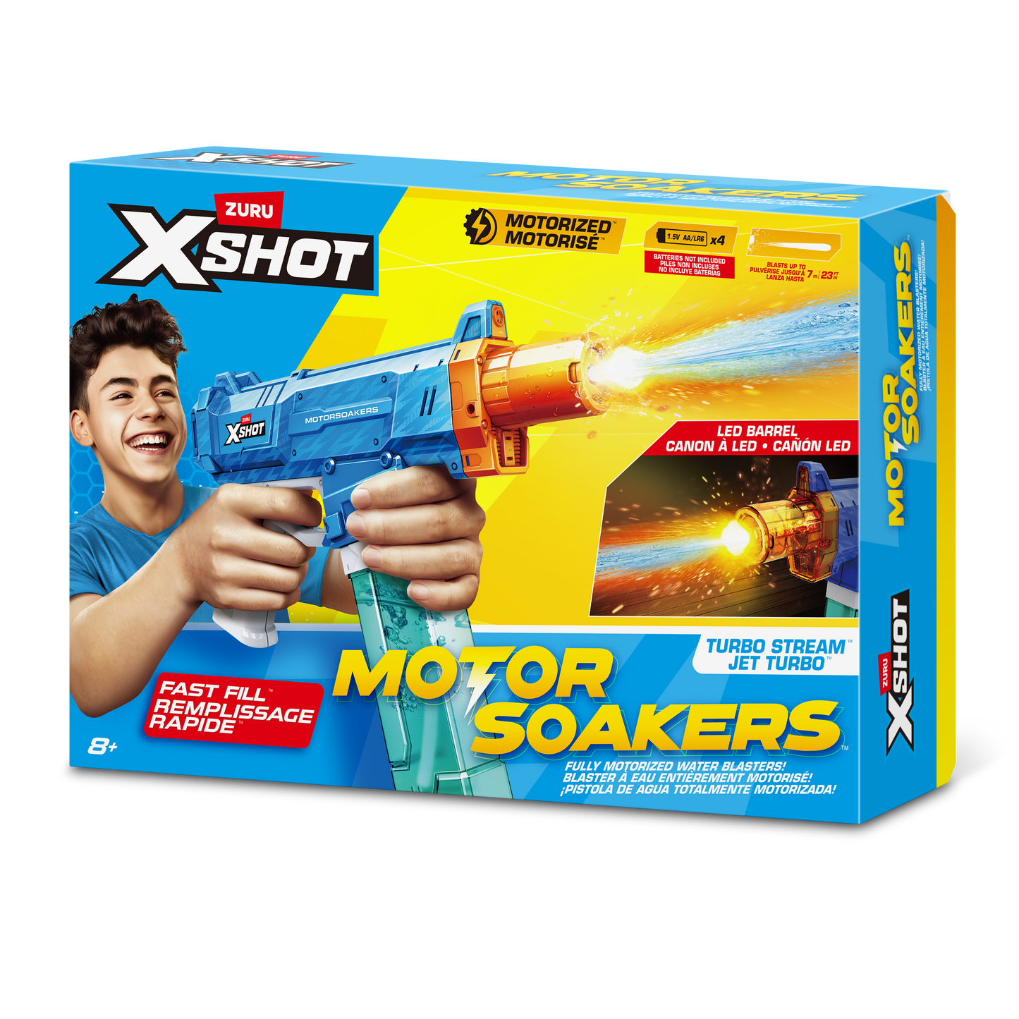Zuru X SHOT Fast Fill Motor Soakers Turbo Stream