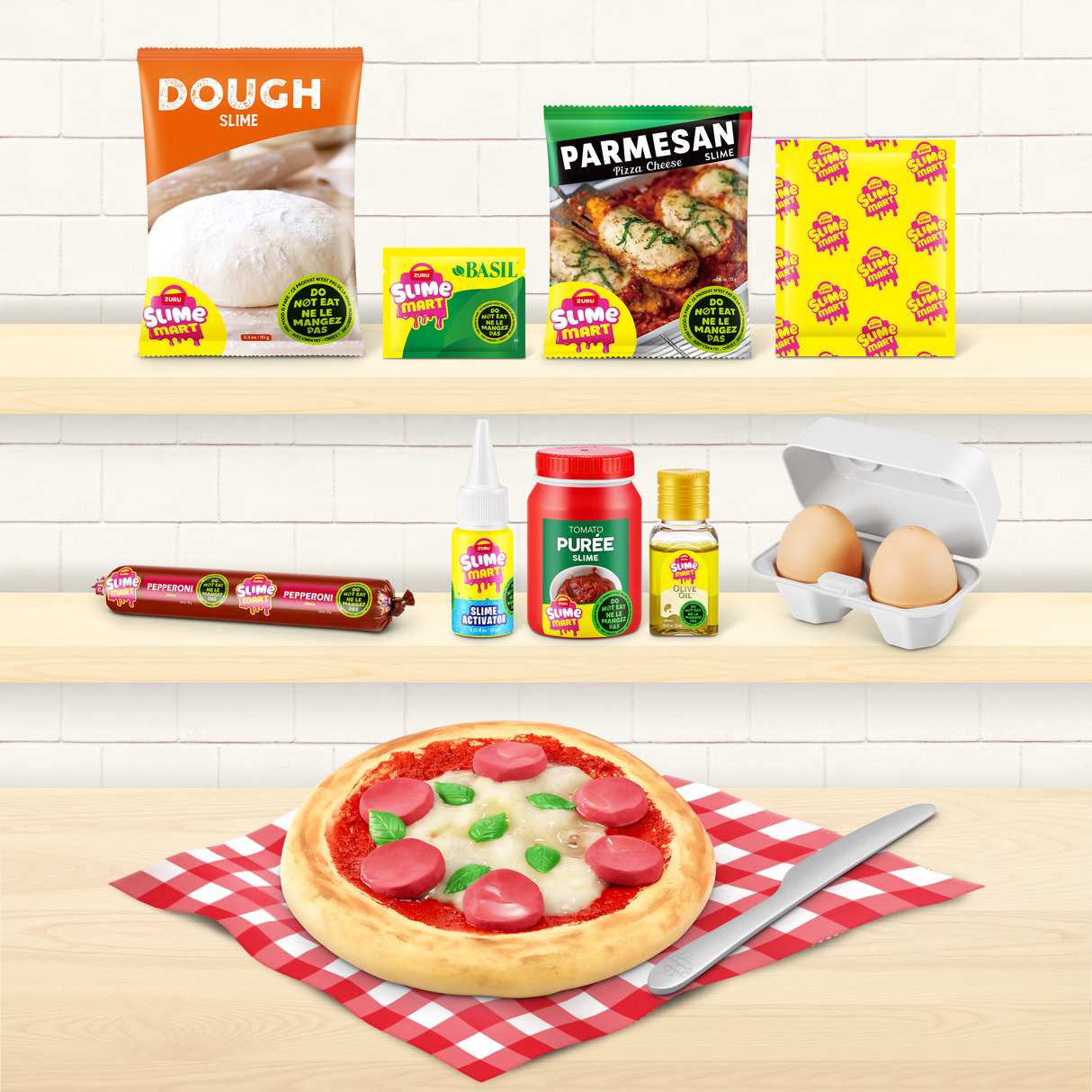 ZURU Slime Mart Shopping Basket Series 1 Pizza