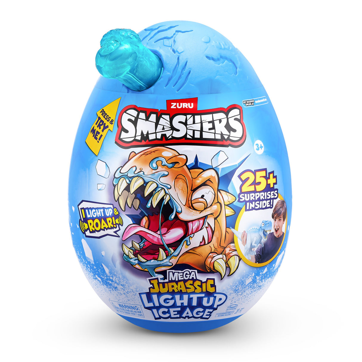 Zuru Smashers Dino Ice Age Light-Up Mega Egg