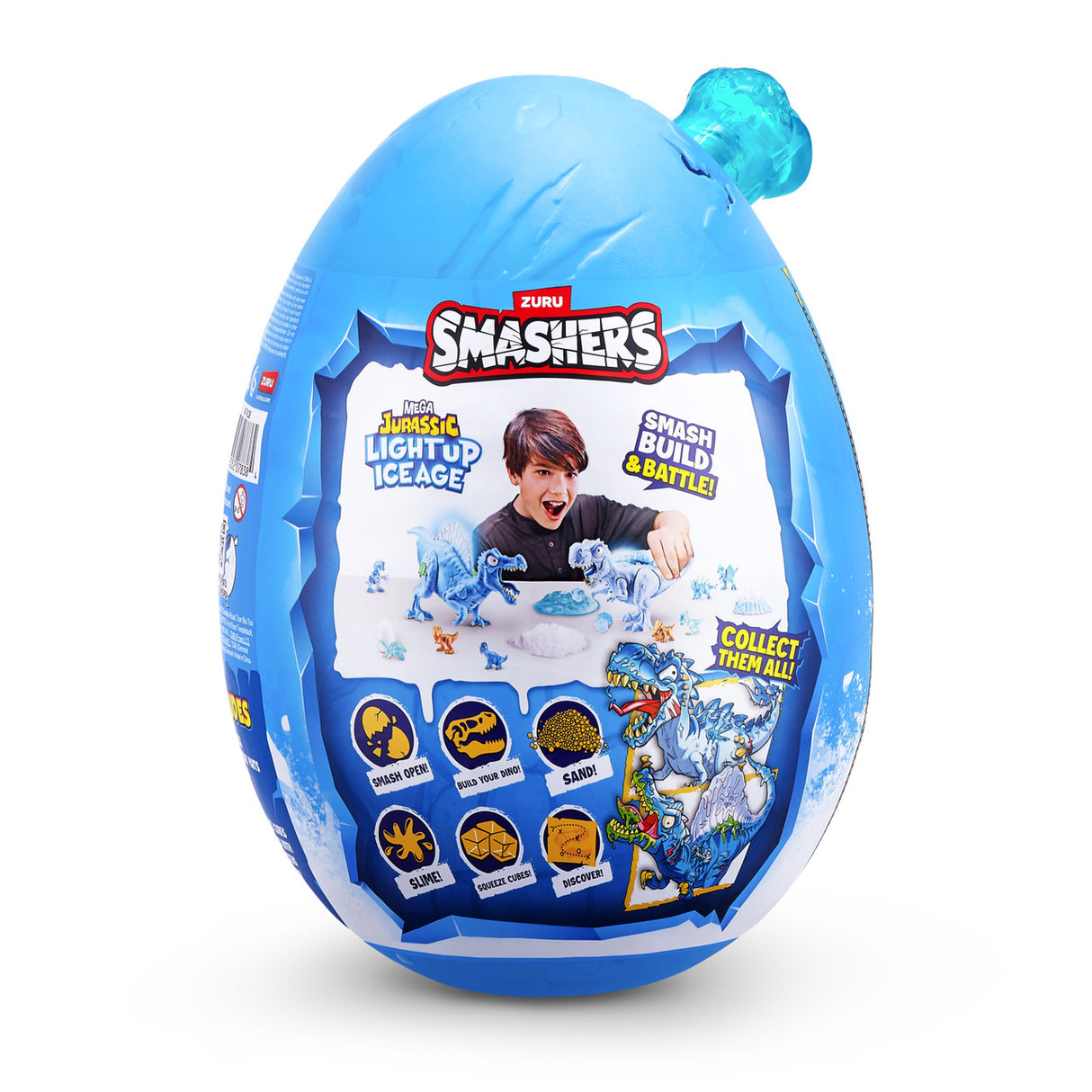 Zuru Smashers Dino Ice Age Light-Up Mega Egg