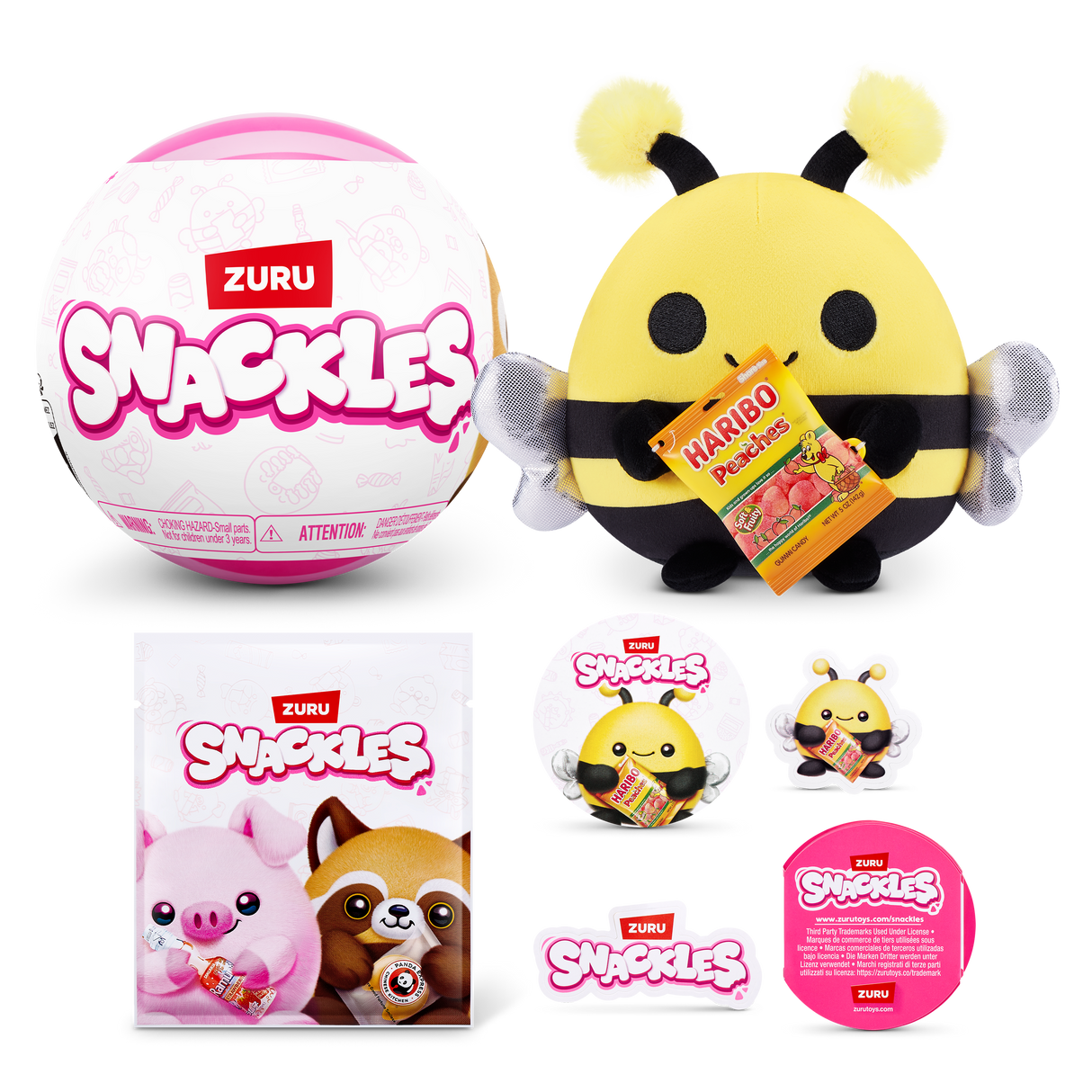 ZURU Snackles Core Licensed 5" Capsule WAVE 3 assorted