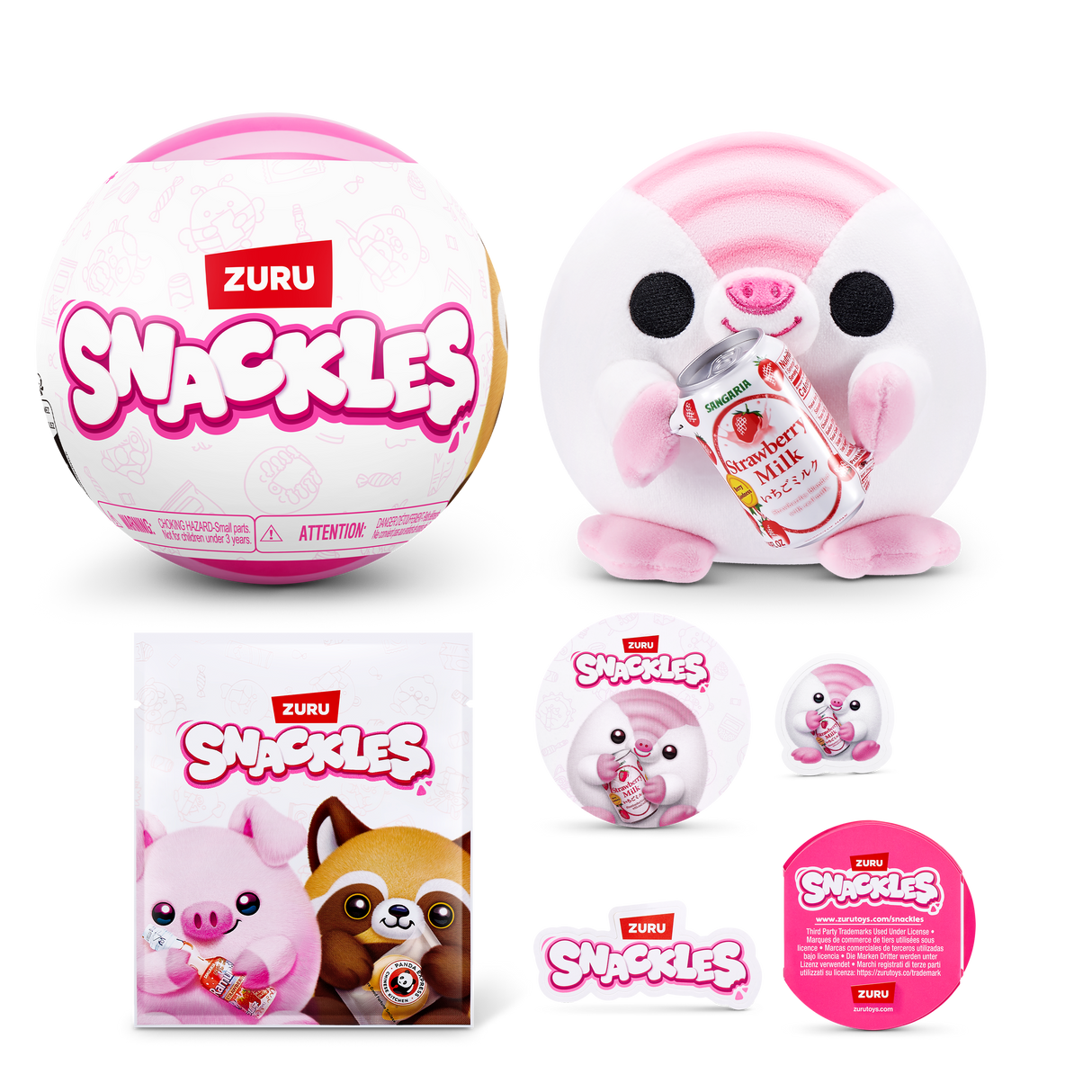 ZURU Snackles Core Licensed 5" Capsule WAVE 3 assorted