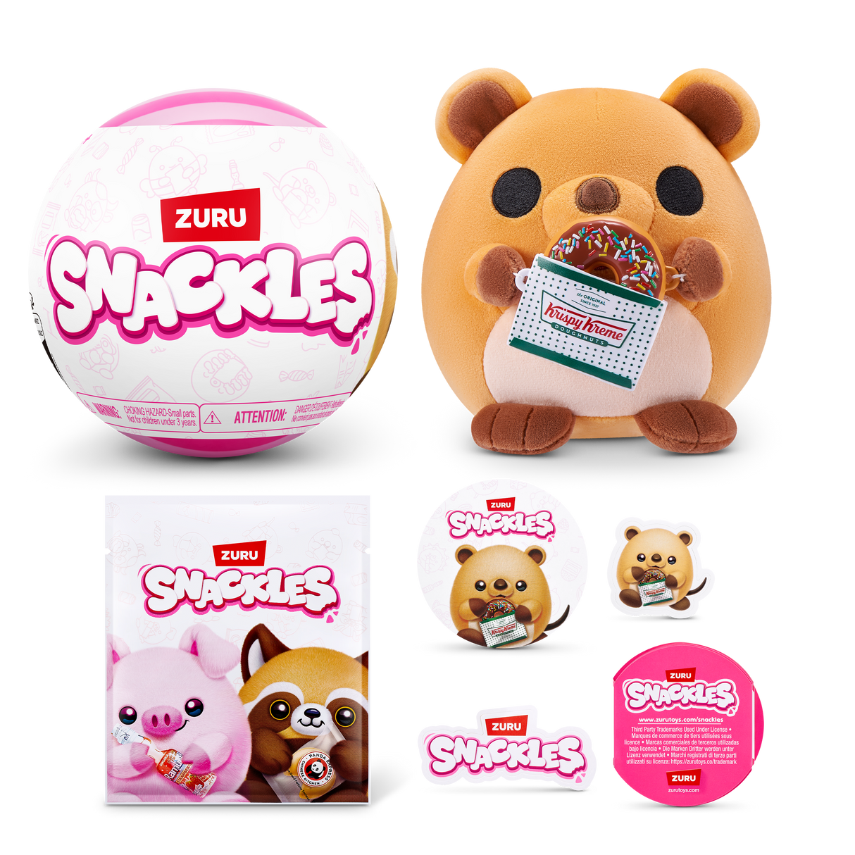 ZURU Snackles Core Licensed 5" Capsule WAVE 3 assorted