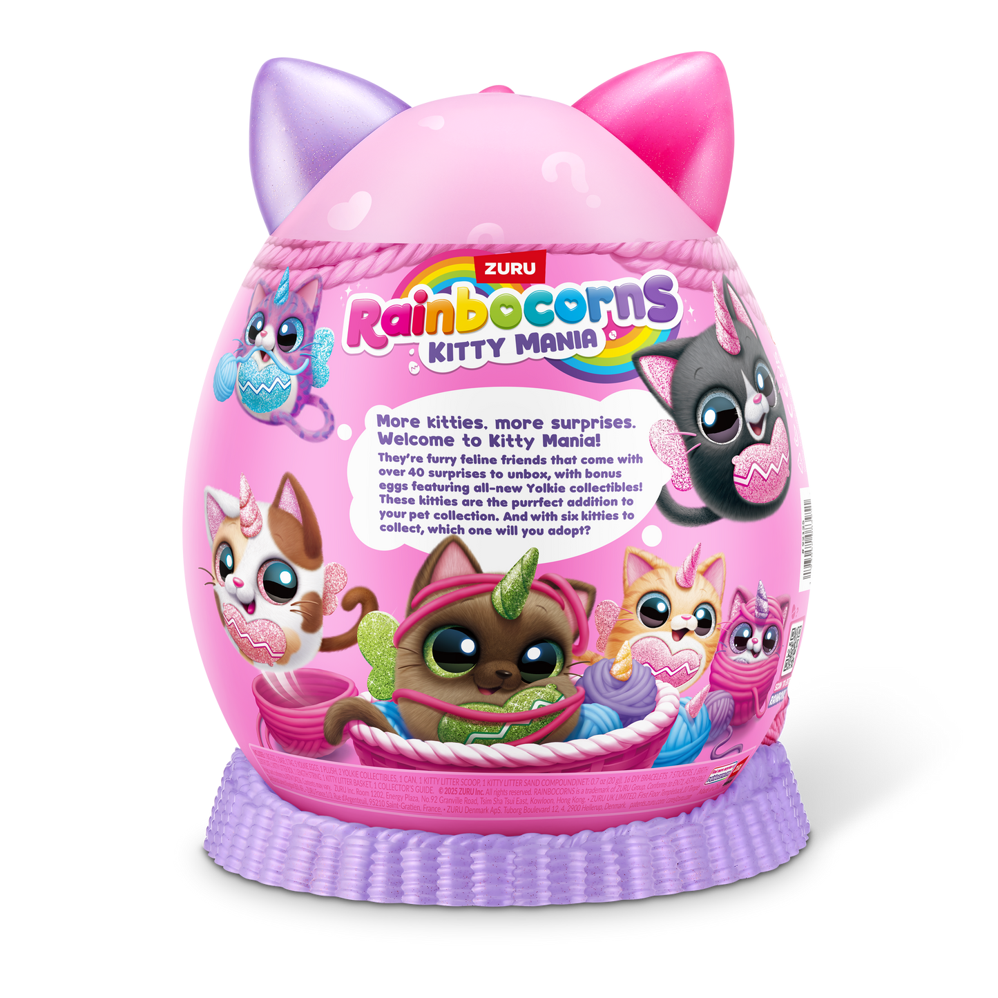 ZURU Rainbocorns Eggzania Kittymania Assorted