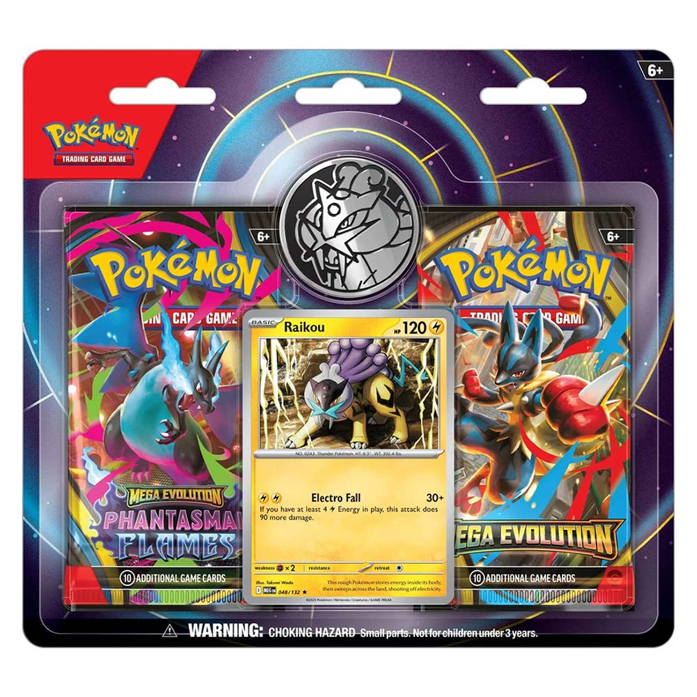 Pokemon TCG 2PK Blisters 26Q1 Raikou