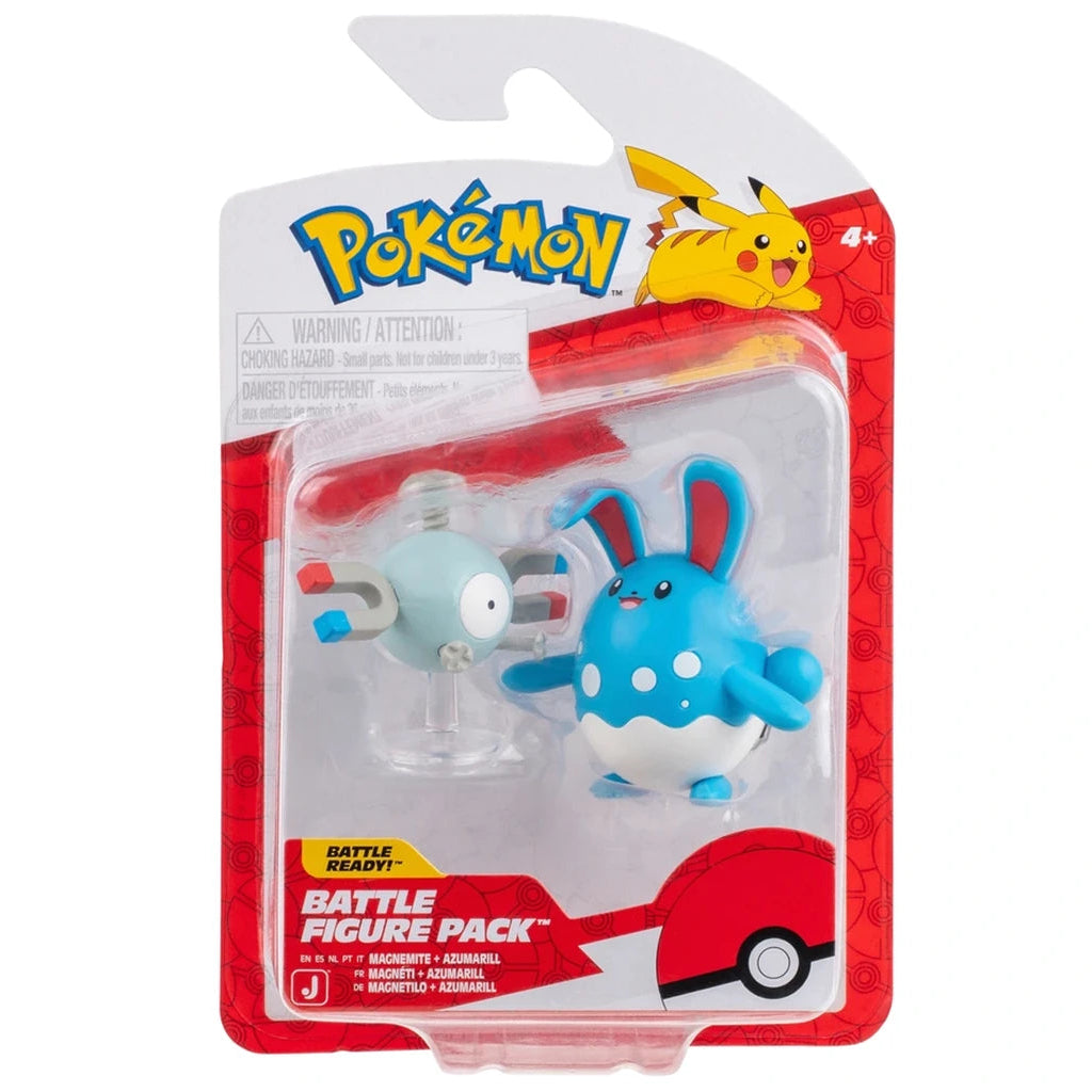 Pokemon Battle Figure Magnemite and Azumarill