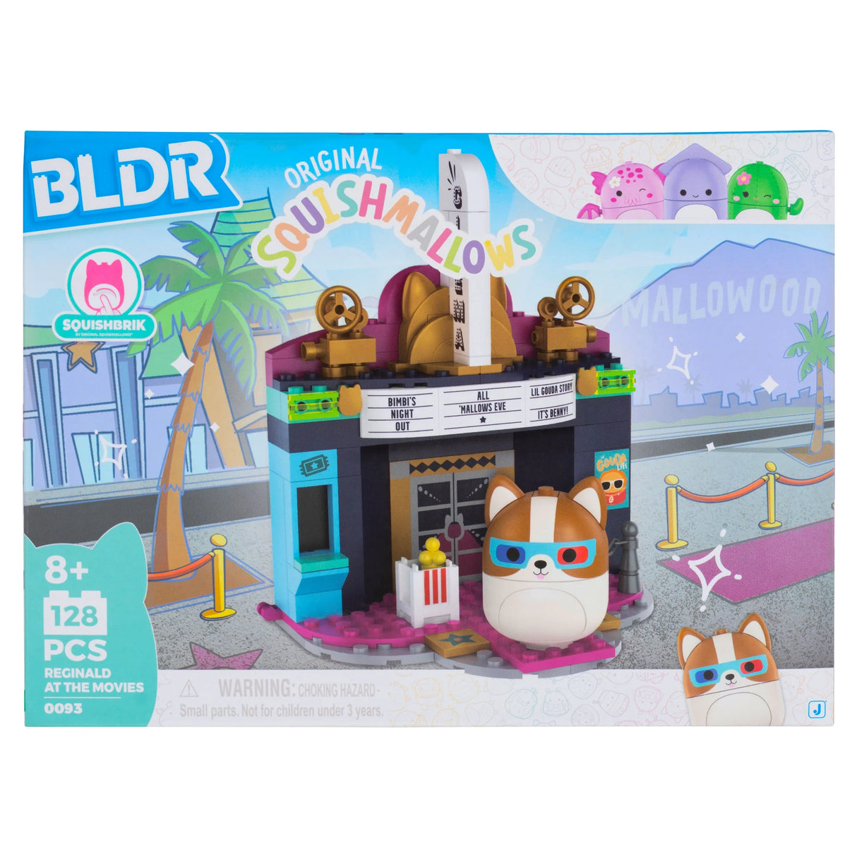 Squishmallows Small Building Reginald at the Movies