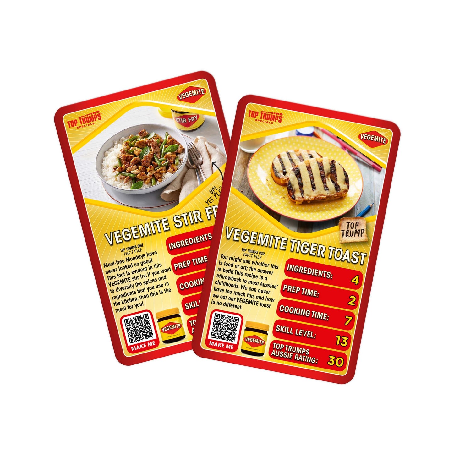 Top Trumps Vegemite Specials Card Game
