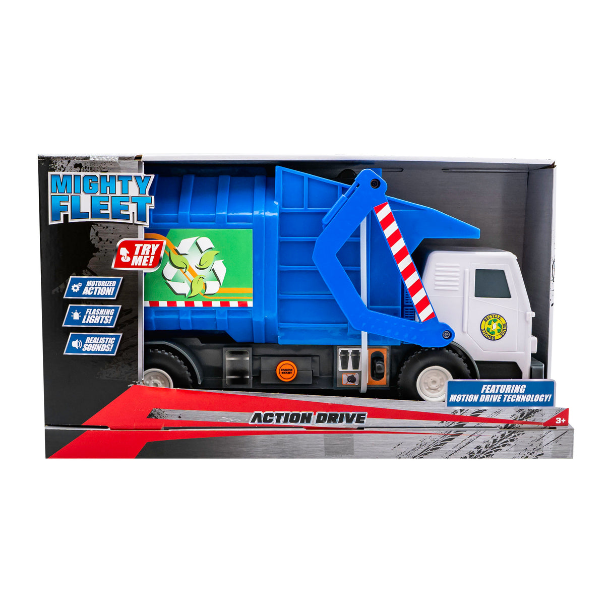 Mighty Fleet Action Drive Garbage Truck