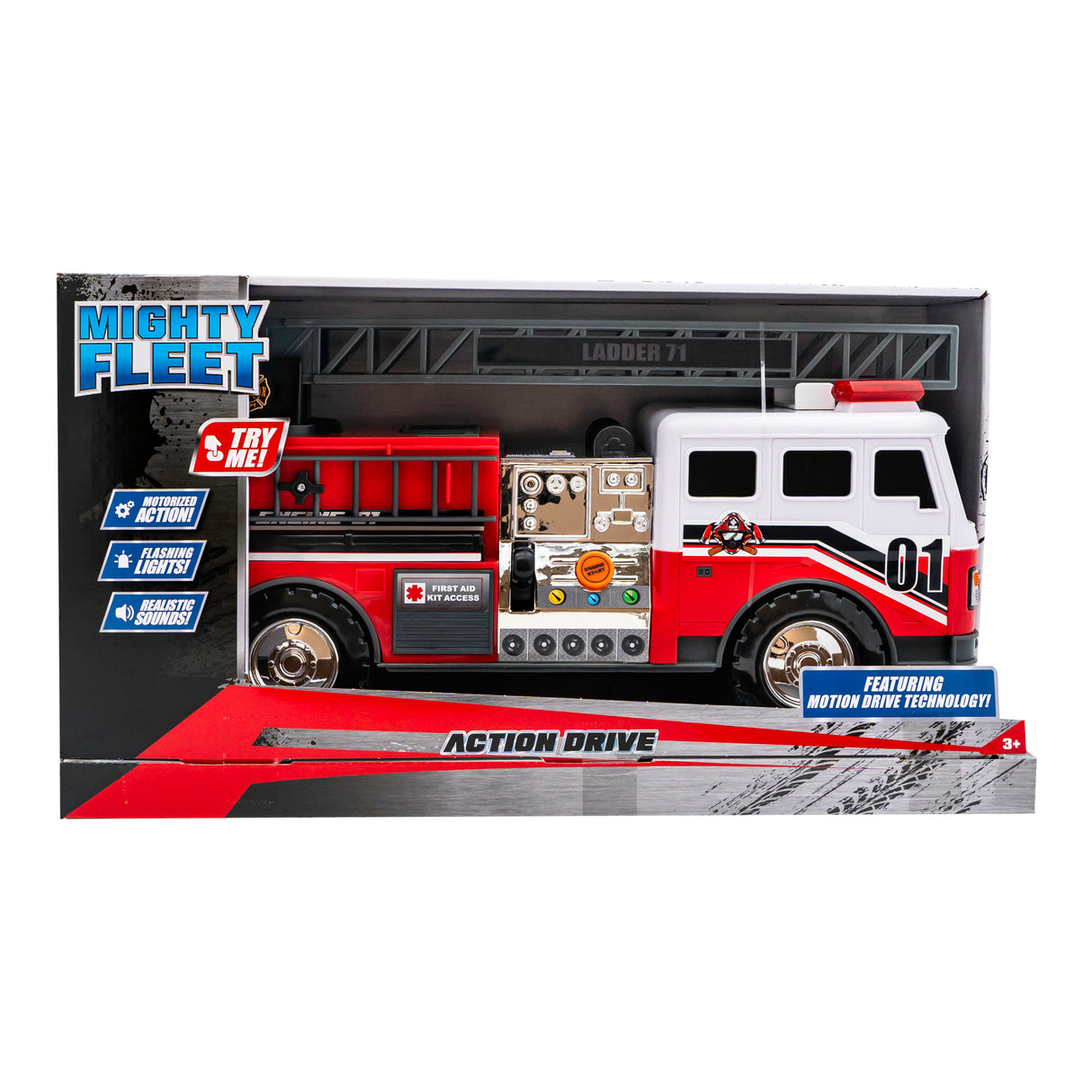 Mighty Fleet Action Drive Fire Truck