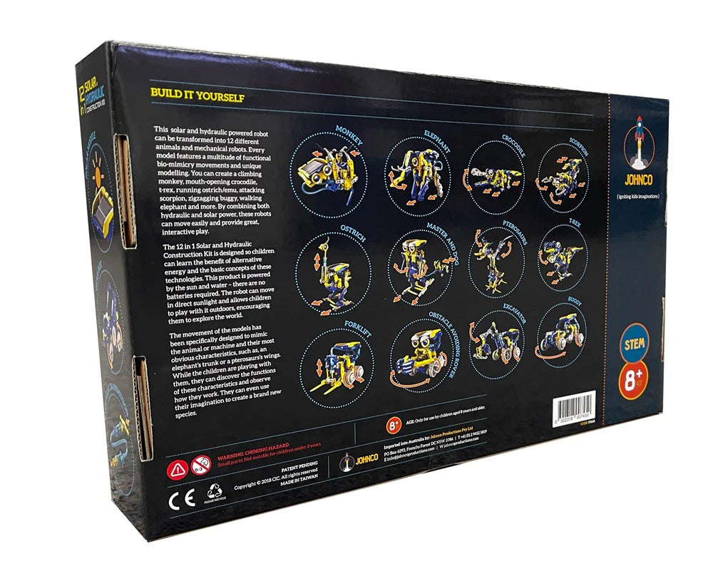 Johnco 12 in 1 Solar and Hydraulic Construction Kit