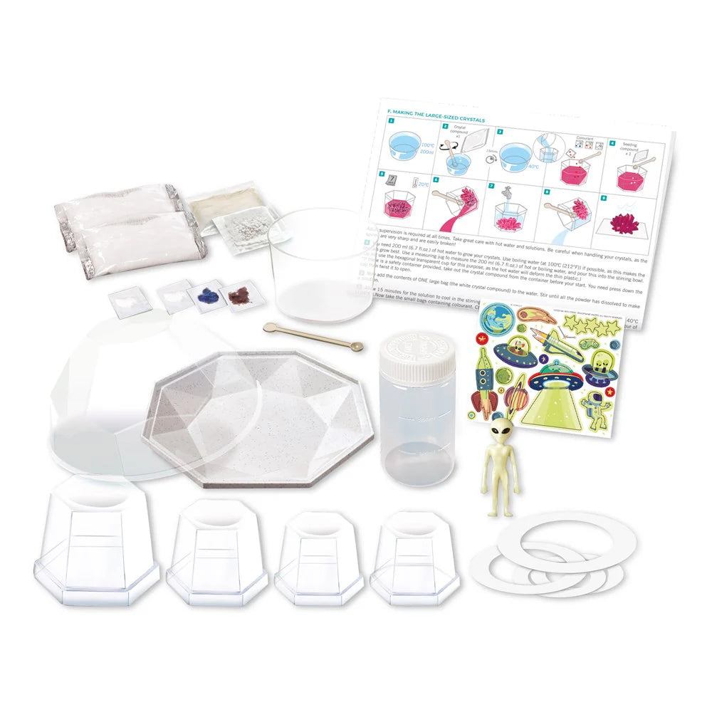 4M Crystal Growing Outer Space Crystal Terrarium