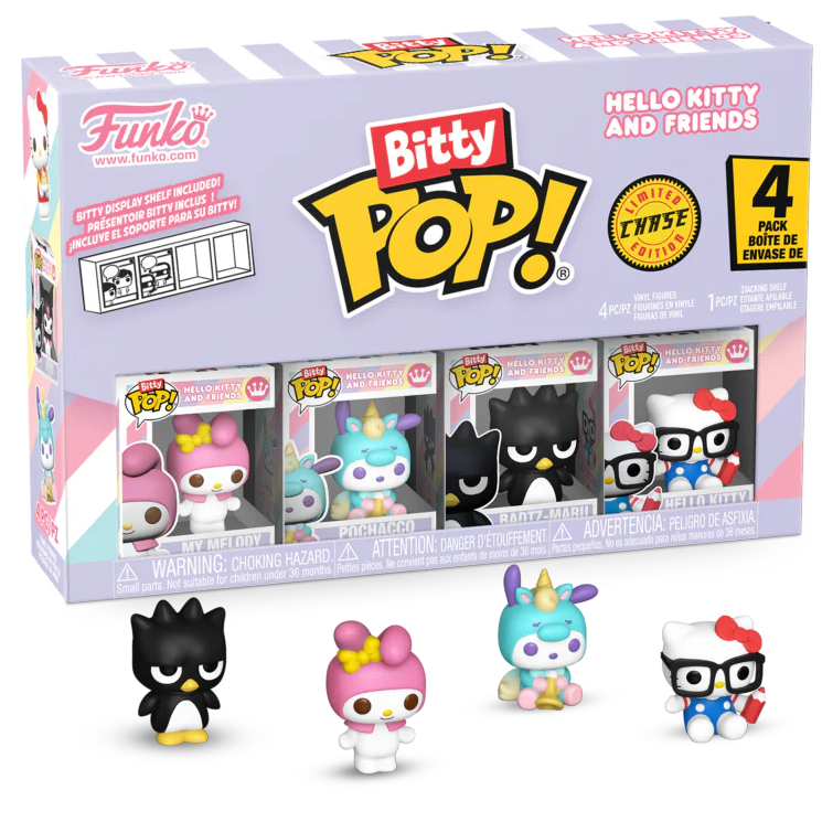Hello Kitty My Melody Bitty Pop! 4PK Vinyl Figure