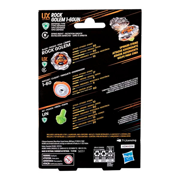 Beyblade X Rock Golem Starter Pack Et