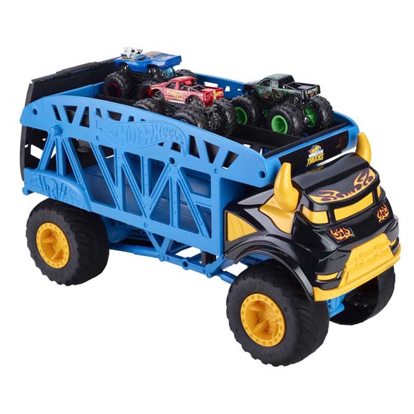 Hot Wheels Monster Mover + 3 Trucks