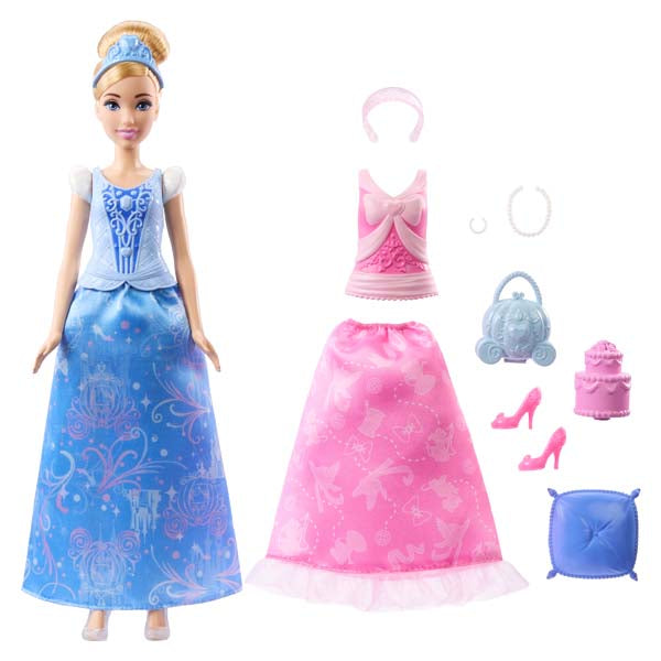 Disney Princess Cinderella 2-In-1 Stories Fashion Doll