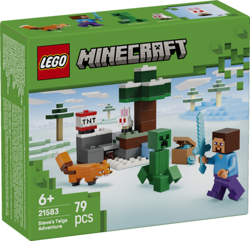 LEGO Minecraft Steve's Taiga Adventure 21583