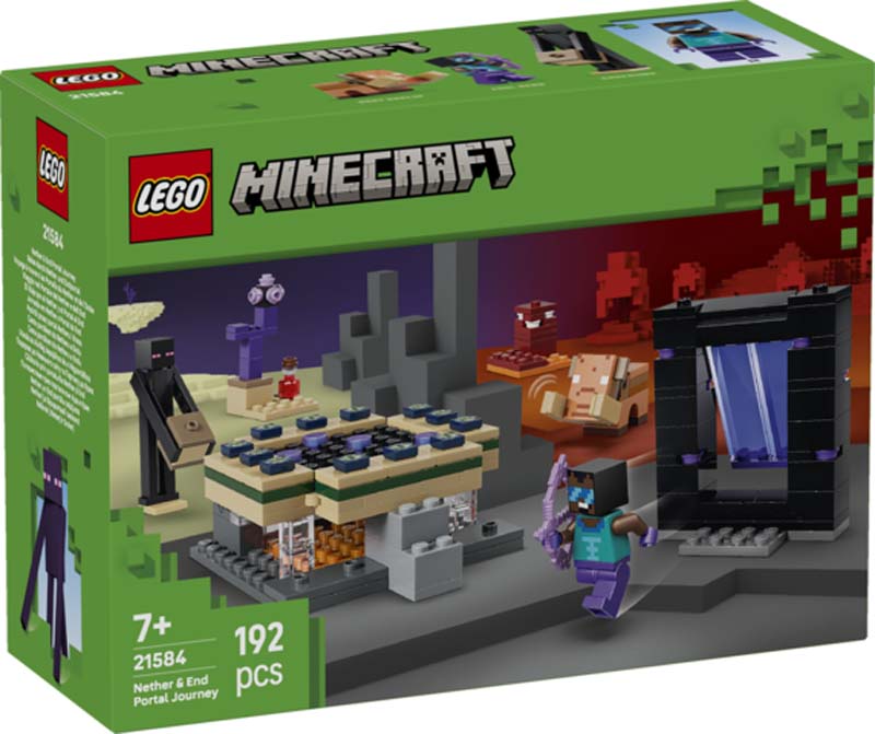 LEGO Minecraft Nether & End Portal Journey 21584