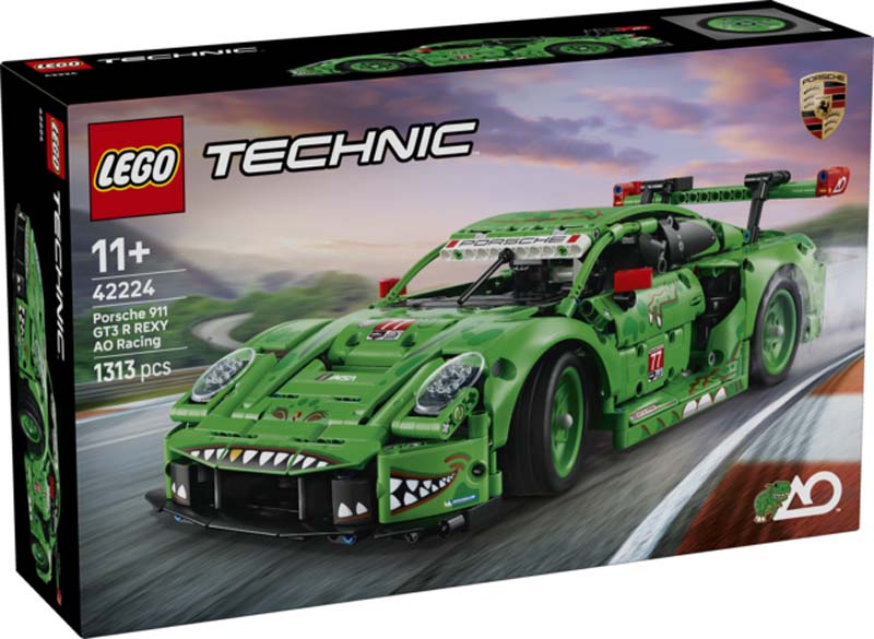 LEGO Technic Porsche 911 GT3 R REXY AO Racing Car