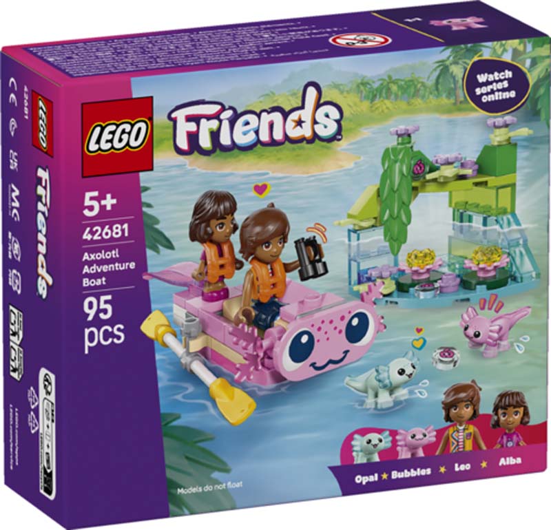 LEGO Friends Axolotl Adventure Boat 42681