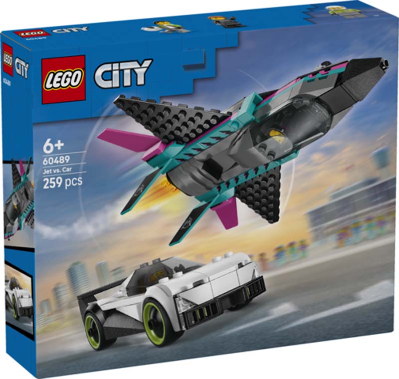 LEGO City Jet vs. Car 60489