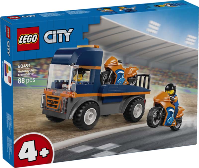 LEGO City Motorcycle Transporter 60491