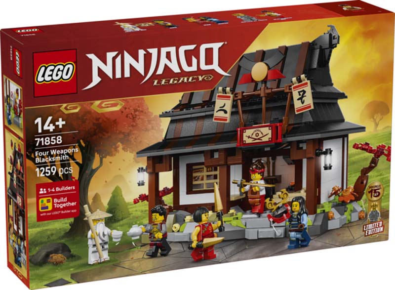 LEGO Ninjago Four Weapons Blacksmith 15th Anniversary 71858