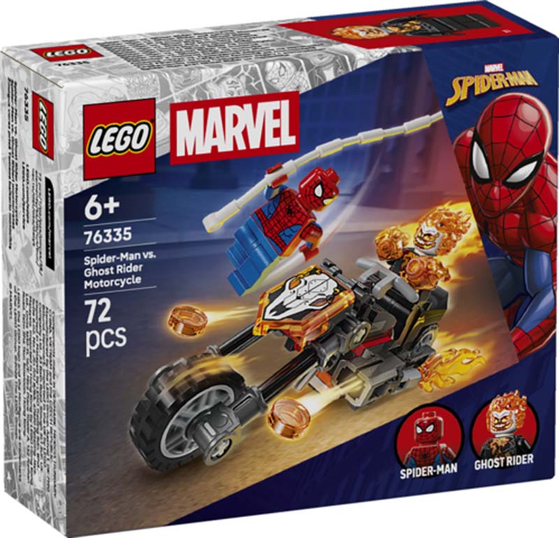 LEGO Super Heroes Marvel Spider-Man vs. Ghost Rider Motorcycle 76335