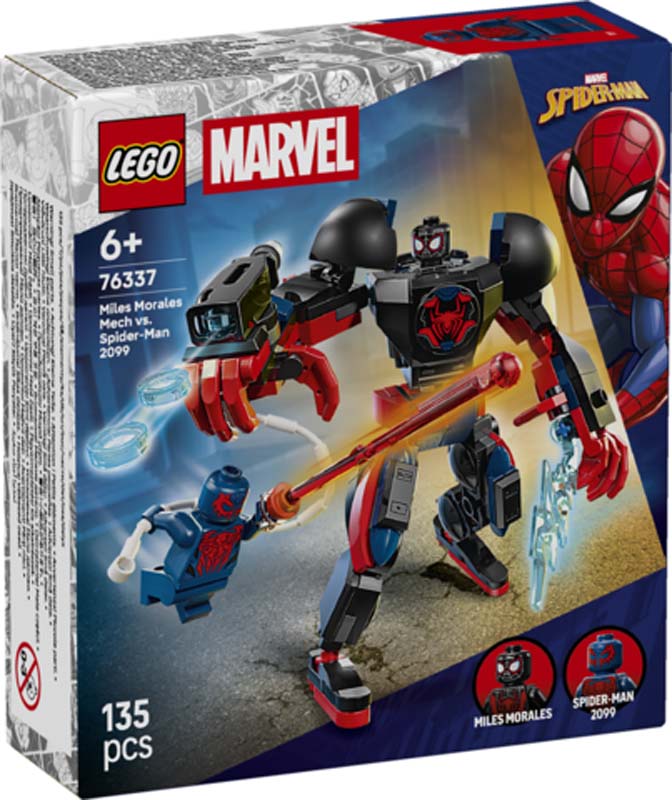 LEGO Super Heroes Marvel Miles Morales Mech vs. Spider-Man 2099 76337