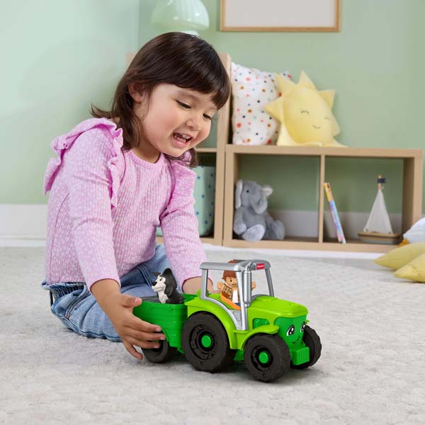 Little People Large Vehicle Push and Play Tractor