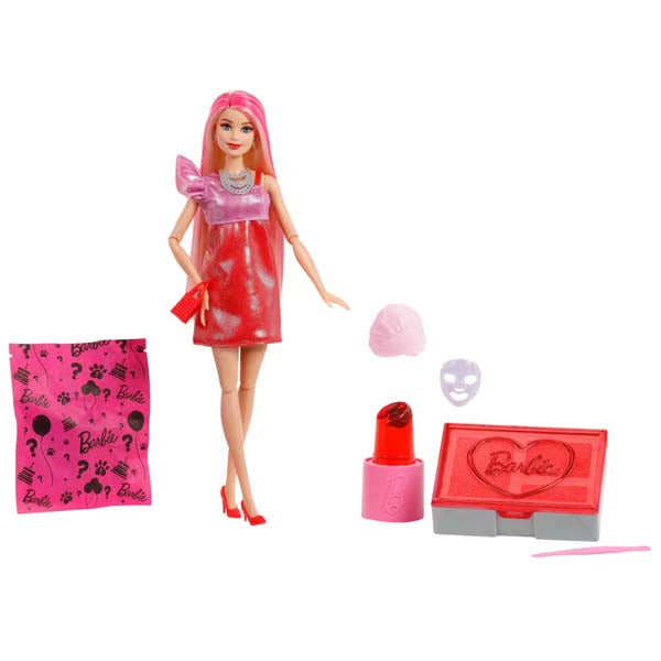 Barbie Party Unboxed Red Sparkle Doll