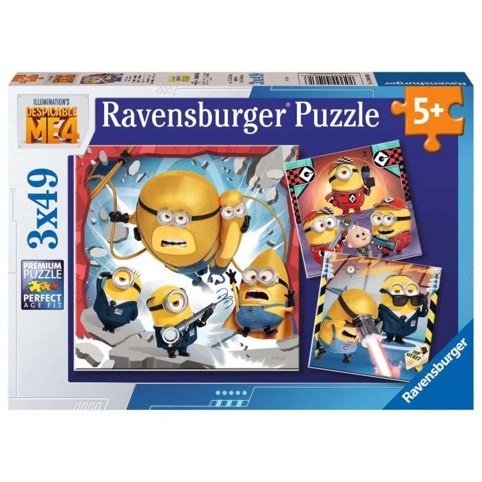 Ravensburger Despicable Me 4 3x49 Piece Jigsaw Puzzle