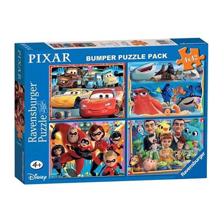 Ravensburger Disney Pixar Bumper Pack Puzzle 4x42 Piece