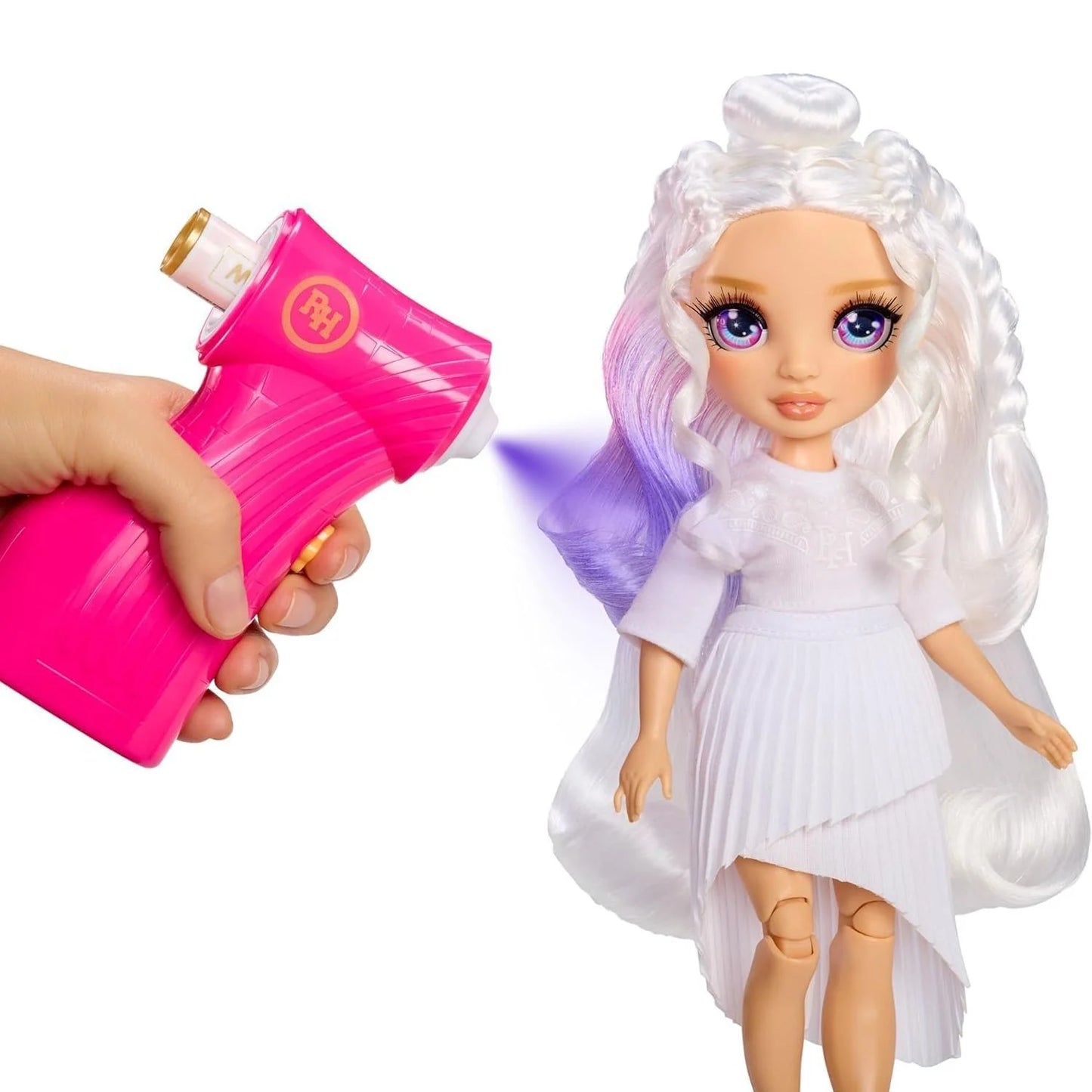 Rainbow High Air Brush & Create Fashion Dolls Purple Eyes