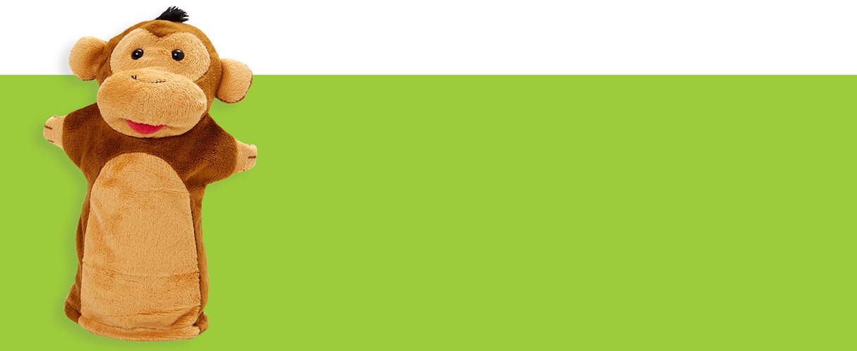 Melissa & Doug Hand Puppets - Zoo Friends