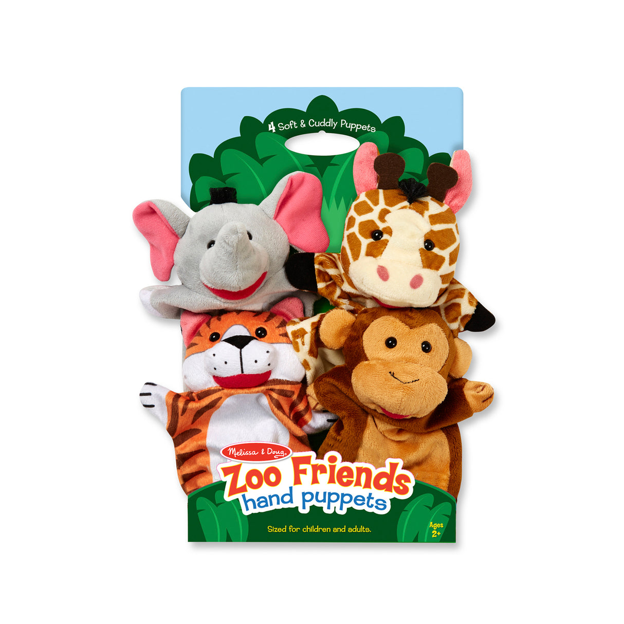 Melissa & Doug Hand Puppets - Zoo Friends