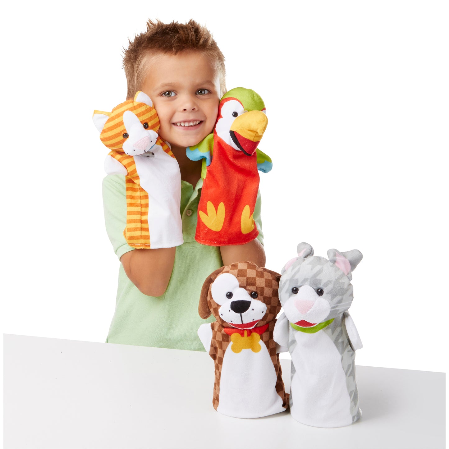 Melissa & Doug Hand Puppets - Playful Pets