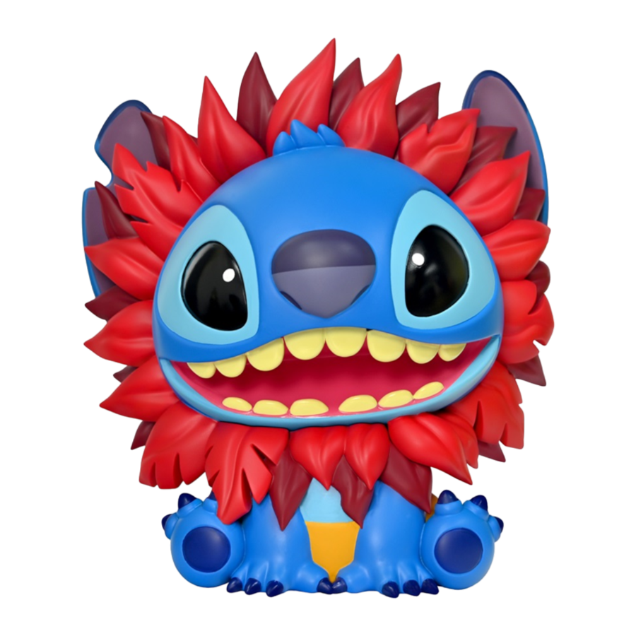 Lilo & Stitch in Lion King Costume Figural PVC Bank