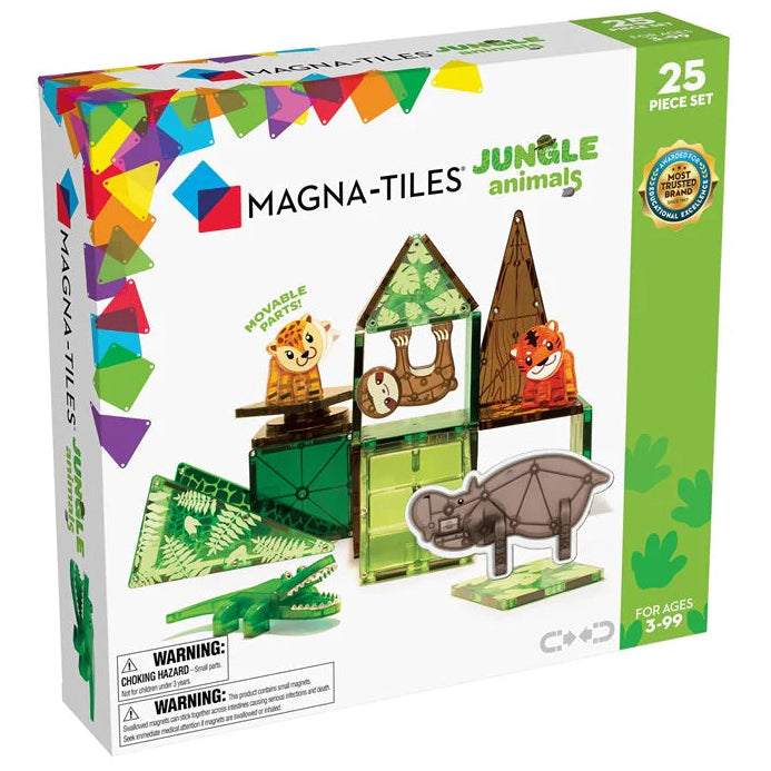 Magna Tiles Jungle Animals - 25 Piece Set