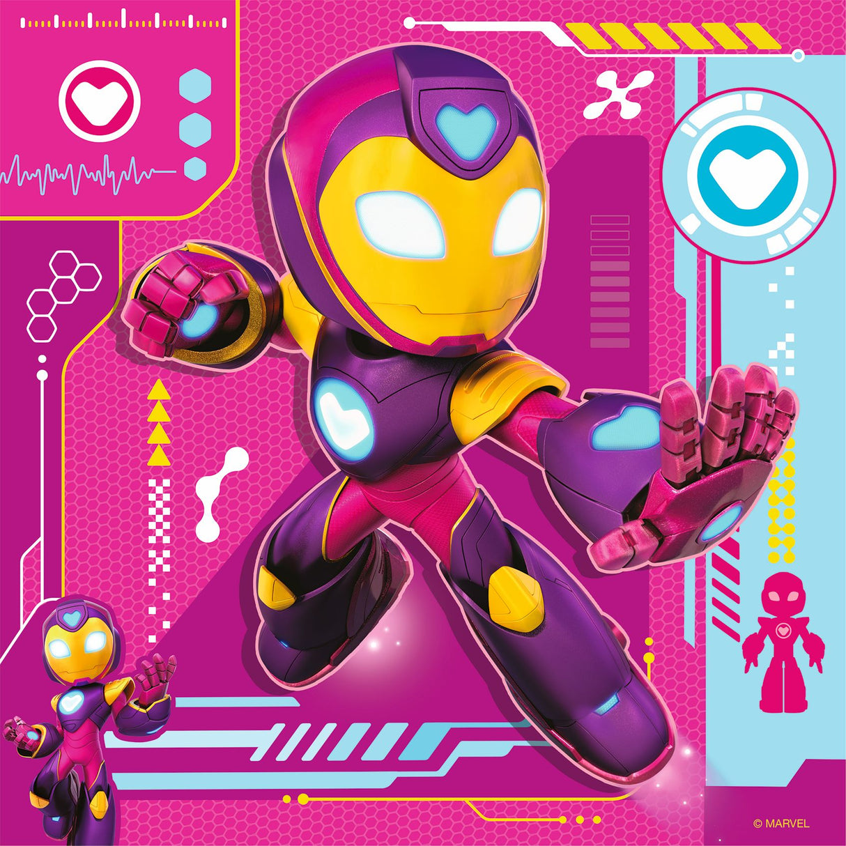 Ravensburger Iron Man & His Awesome Friends 3x49p