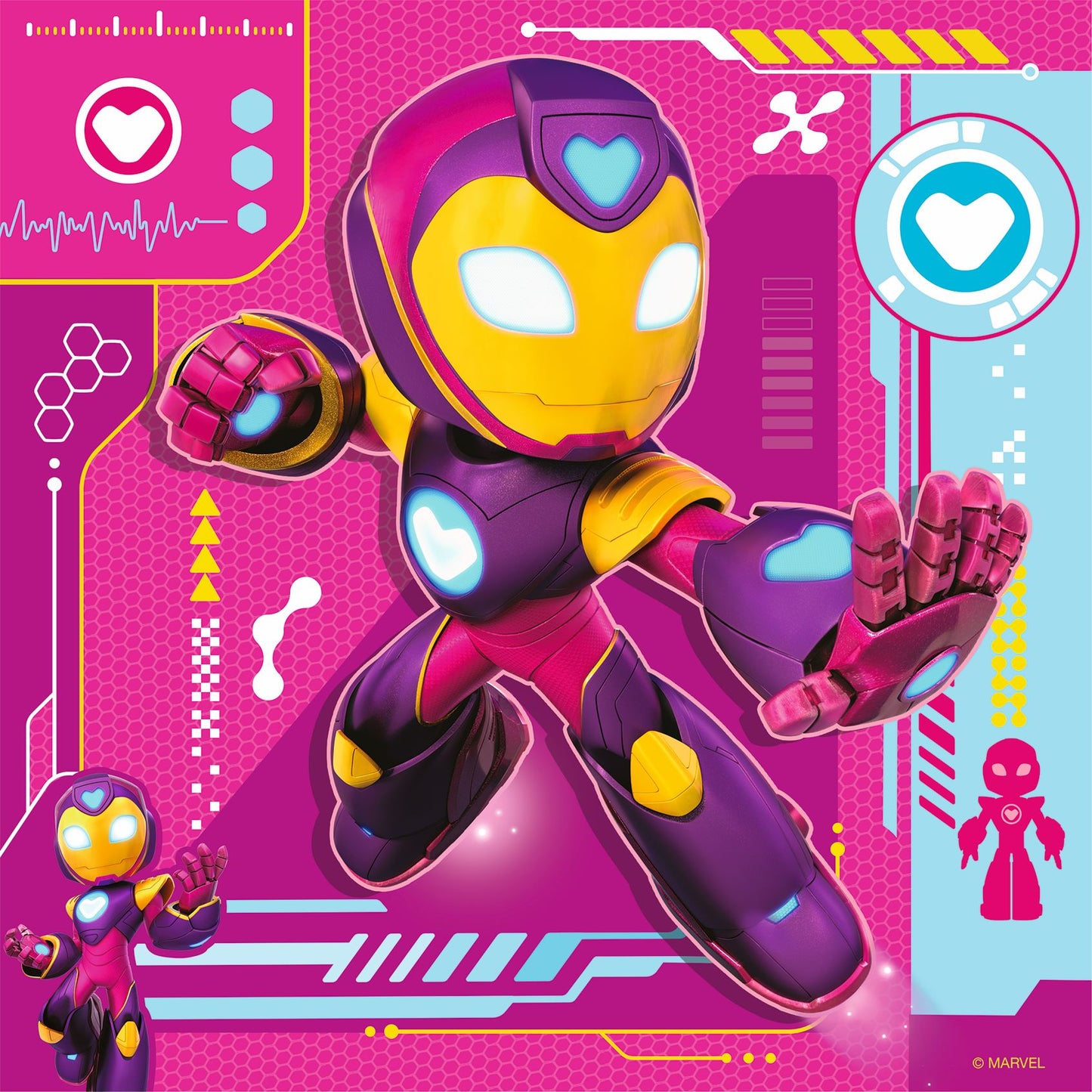 Ravensburger Iron Man & His Awesome Friends 3x49p