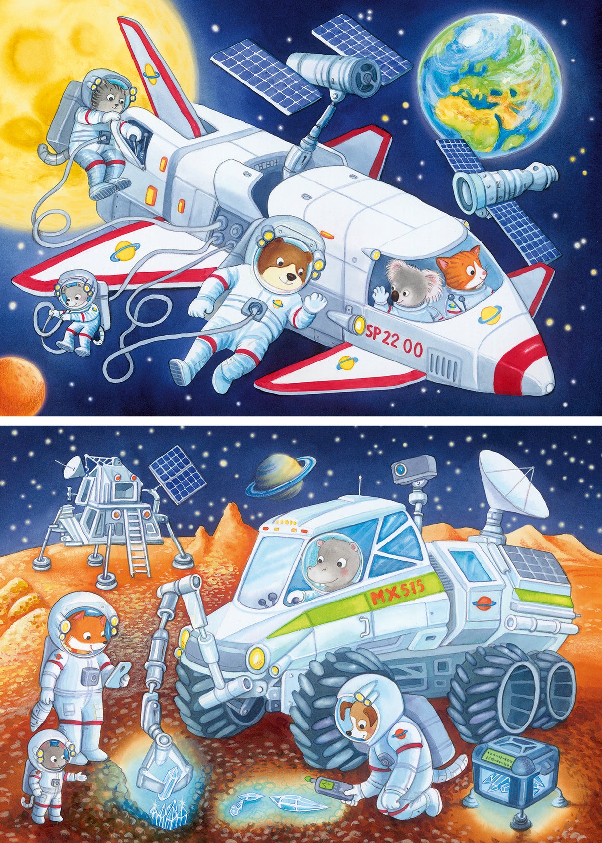Ravensburger Animals In Space 2x24p