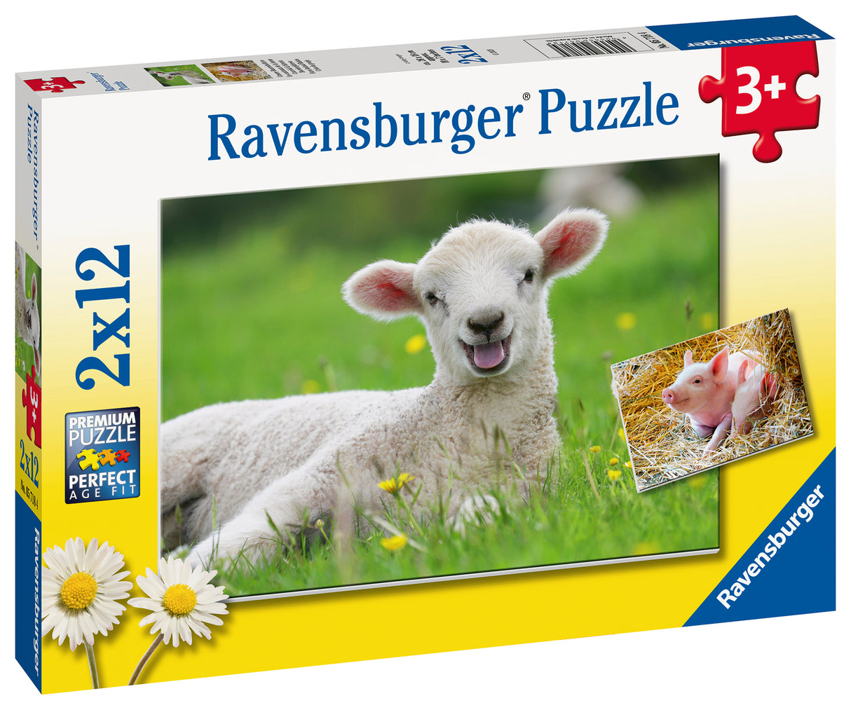 Ravensburger Farm Animals Babies 2x12p