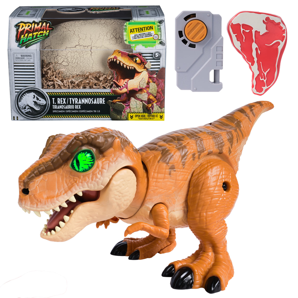 Jurassic Primal Hatch Interactive Hatching Dinosaur