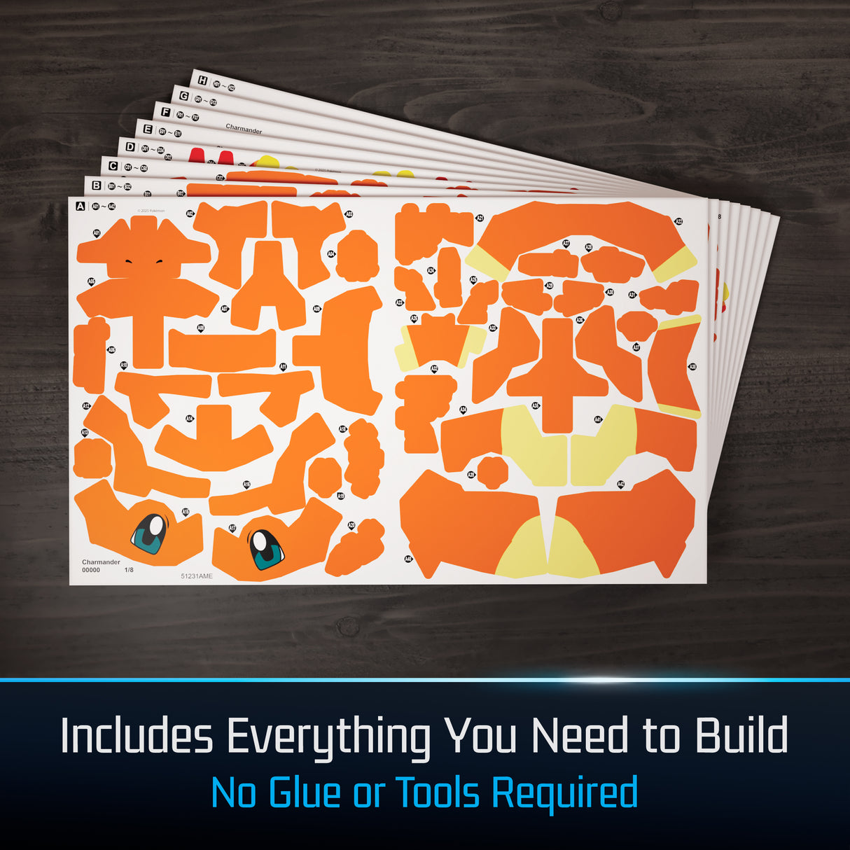 4D Build Pokemon - Charmander