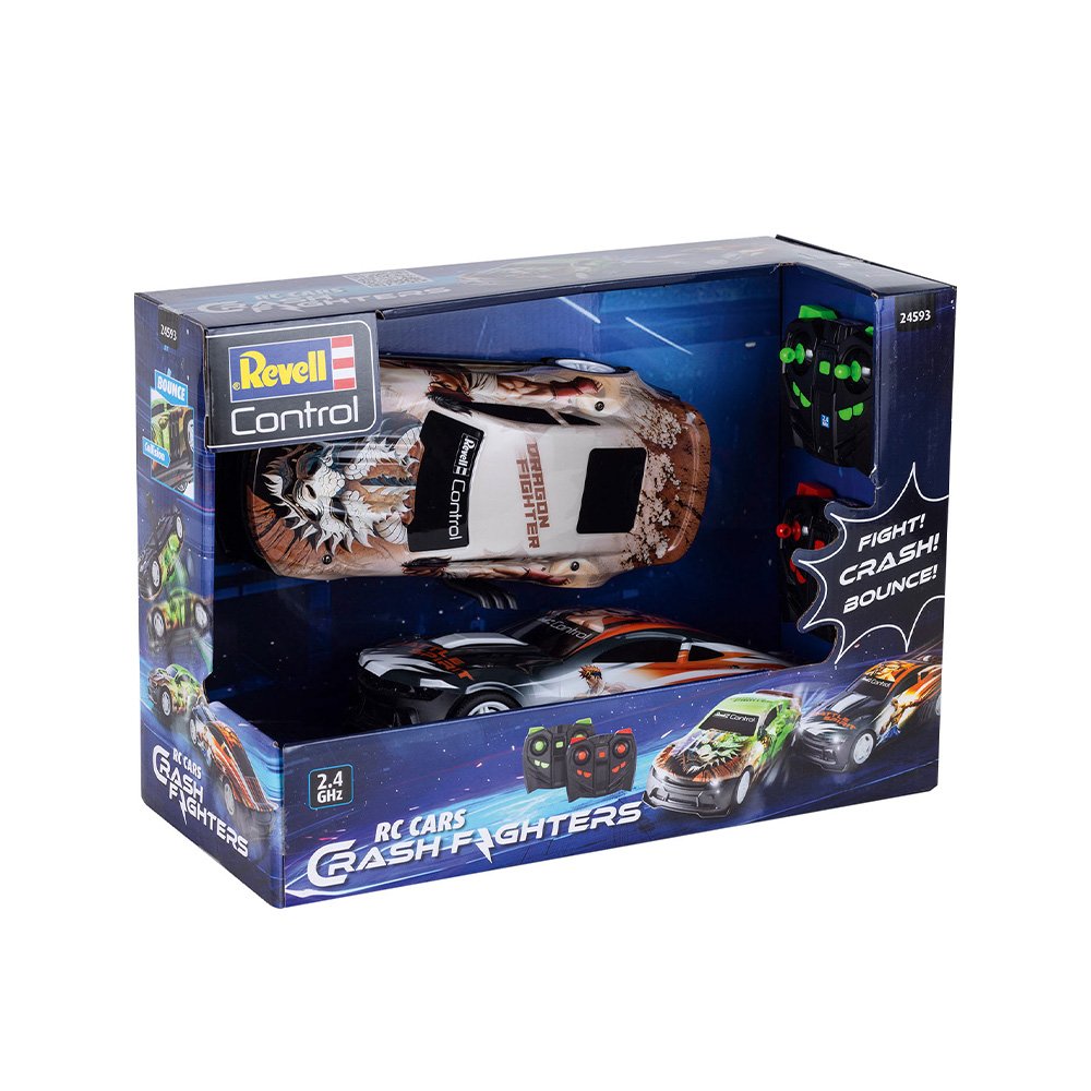 Revell Control RC Crash Fighter Cars X 2