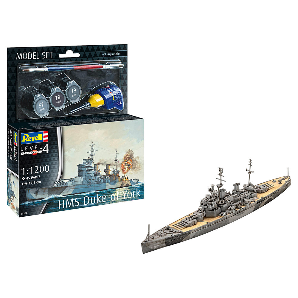Revell 1/1200 Model Set Battleship HMS Duke Of York