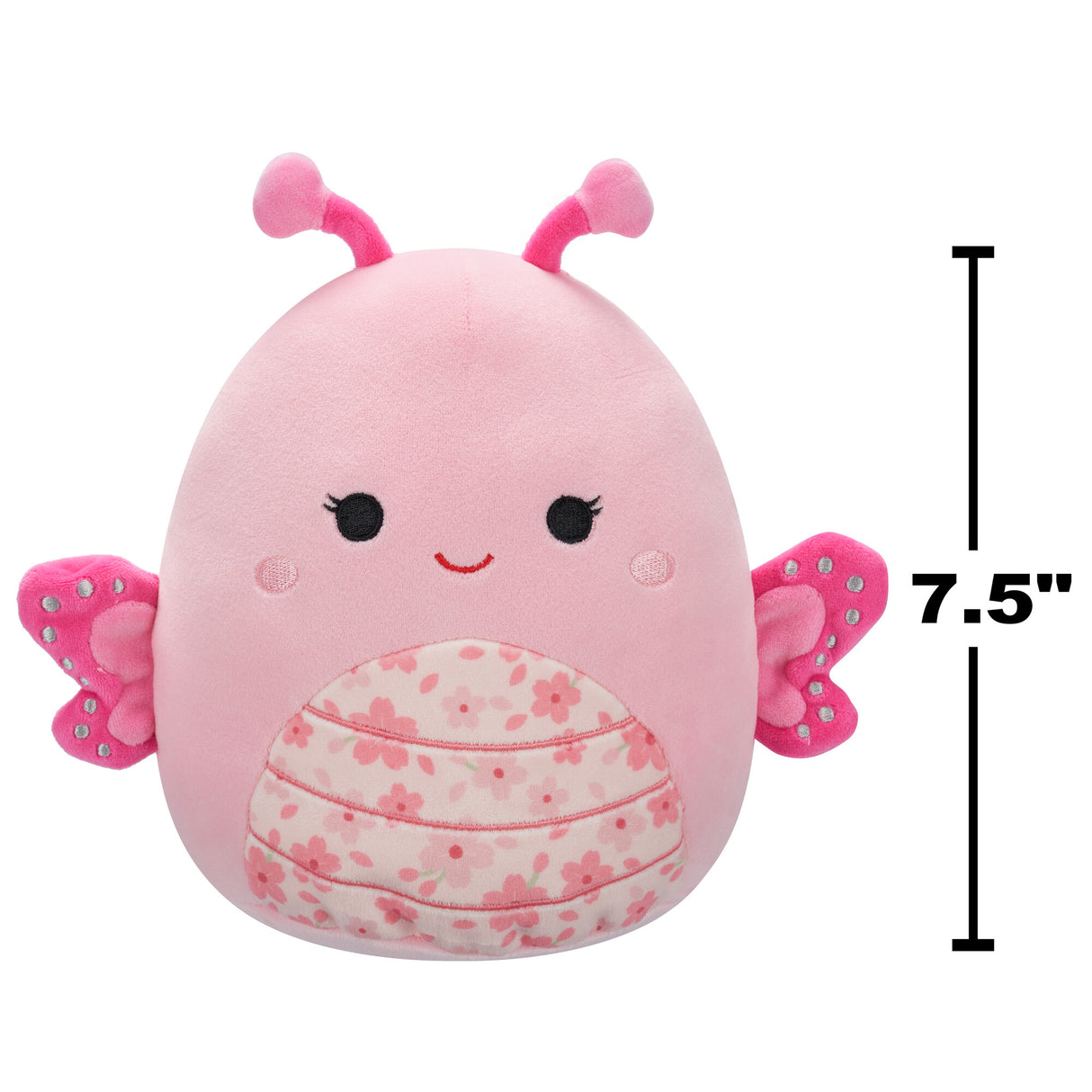 Squishmallows 7.5in Mogo Pink Butterfly