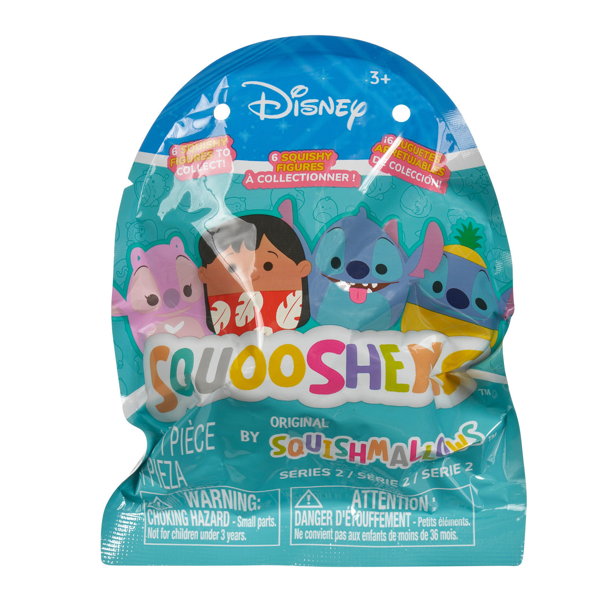 Squishmallows Squooshems Disney 2.5in Stitch Assorted